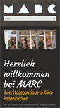 Mobile Screenshot of boutique-marc.de