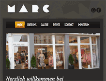 Tablet Screenshot of boutique-marc.de